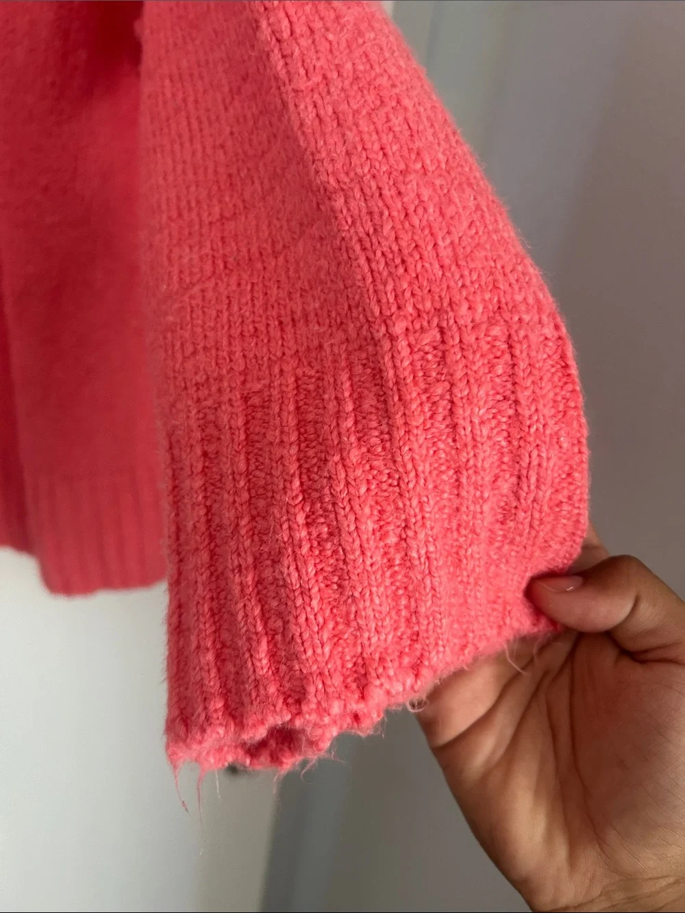 Free people V-Neck Relaxed Fit Women's Sweater in Coral Pink